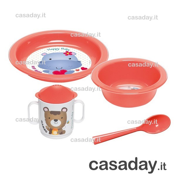 SERVIZIO PAPPA PLASTICA PZ.4   270 cosmoplast